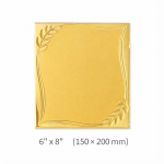 Luxury  Suede Tri-Fold Award Plaque - Image 5