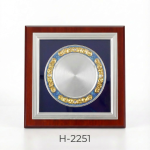 四角い額縁の銘板(小)