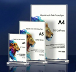 Magnetic Acrylic Table Display Signs (Vertical) - Image 2
