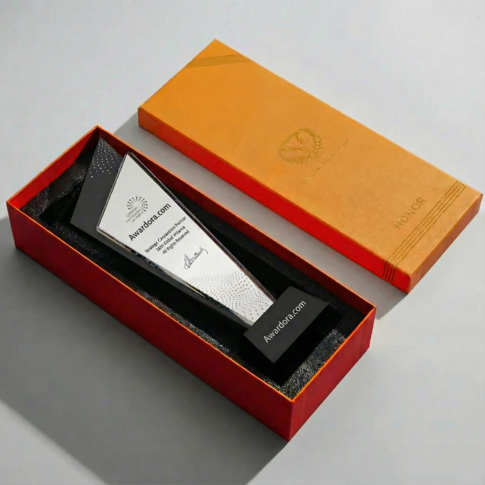 Prism Edge Crystal Award - Image 3