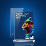 磁気アクリルテーブルディスプレイ看板(縦型)
