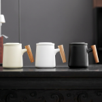 Wooden Handle Infuser Tea Cup Set - Image 3