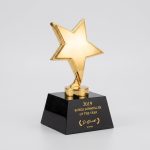 resin trophy - Resin Trophy - K9 Crystal + Metal - 金属 - angled view