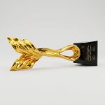 resin trophy - Resin Trophy - Black Crystal / Resin - top view