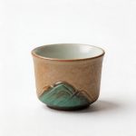 千嶺山水柄茶壺 - 千里山水柄茶須セット - 陶器 - 伝統工芸 - クローズアップ