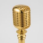 ゴールドマイクロフォントロフィー - ゴールドマイクロフォントロフィー - レジン - エレクトロメッキ - トップビュー