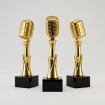 ゴールドマイクトロフィー - ゴールドマイクトロフィー - レジン - エレクトロメッキ - クローズアップ