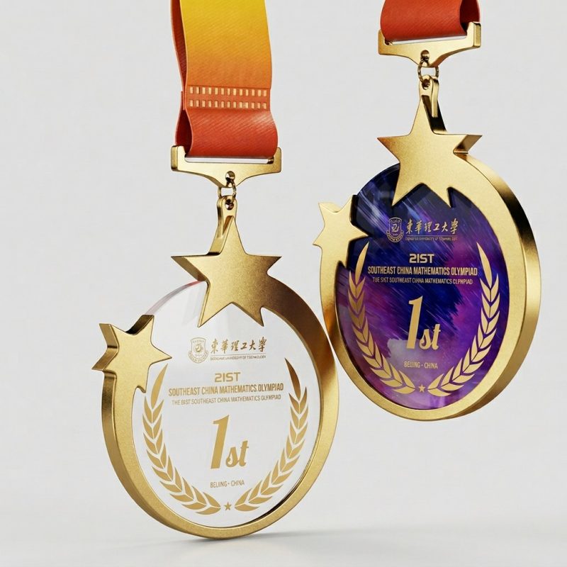 engraved sports crystal metal - Custom Engraved Sports Crystal & Metal Medals - Crystal Glass, Aluminum Alloy & Poly-Cotton Lanyard - Clear