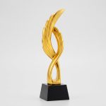 resin trophy - Custom Resin Trophy - Electroplated Resin - close-up